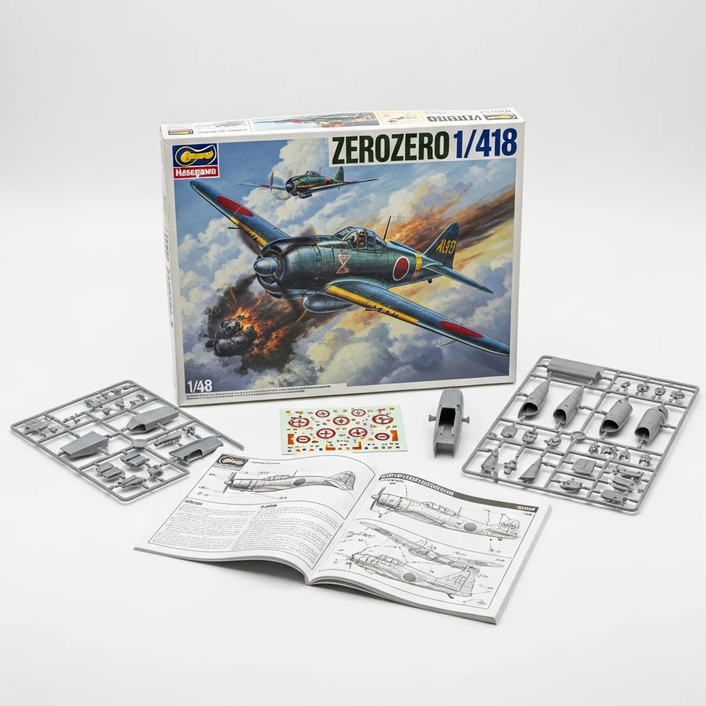 Hasegawa 1/48 Zero fighter model kit