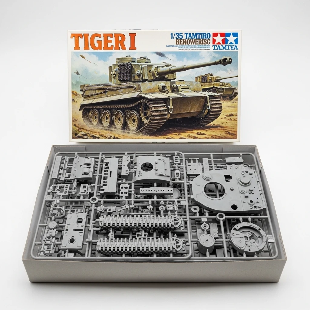 Tamiya 1/35 Tiger I tank kit image 3