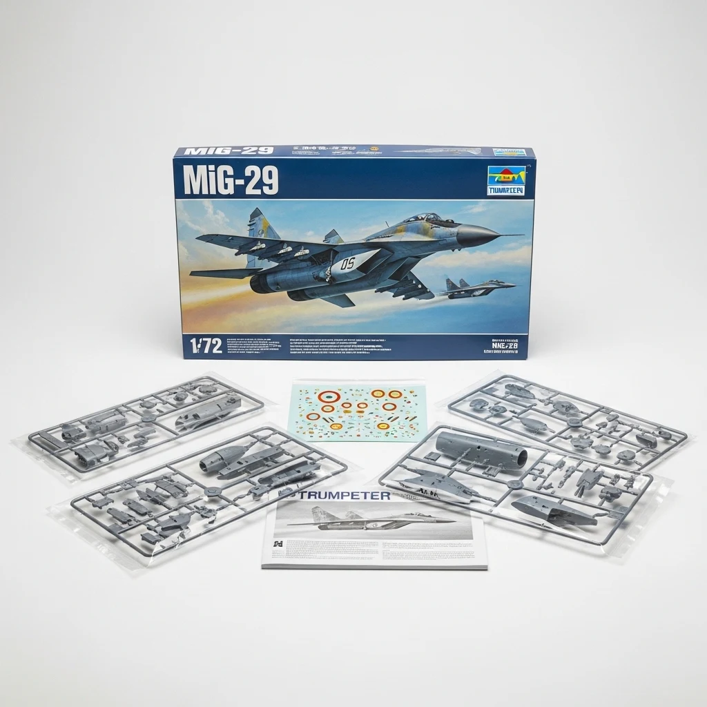 Trumpeter 1/72 MiG-29 fighter jet kit image 2