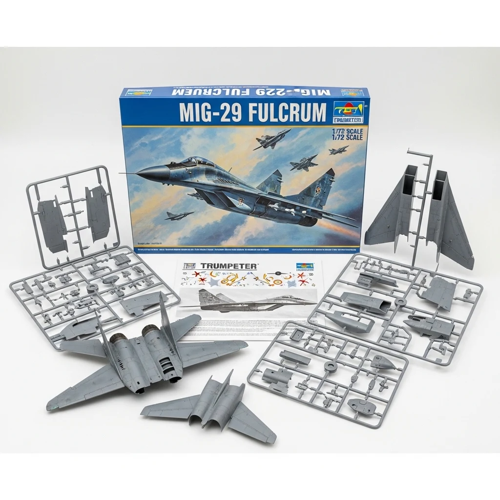 Trumpeter 1/72 MiG-29 fighter jet kit image 3